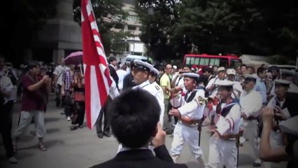 喧嘩映像 （右翼と左翼の激突）