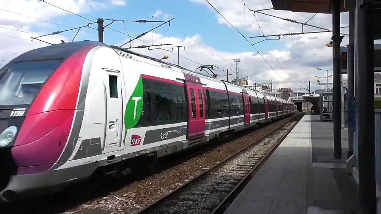 Z50000 NAT : Passage sans arrêt à la gare de Noisy le Sec
