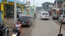 Atravesando Higüey en autobús - República Dominicana