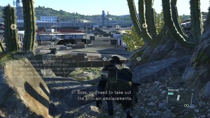 METAL GEAR SOLID V: GROUND ZEROES destroy the anti-air