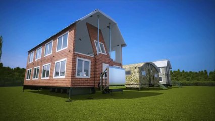 Double Story High Modular Container Buildings - Dahir Insaat