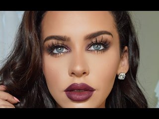 Dramatic FALL Makeup - Tutorial - Purple Smoke