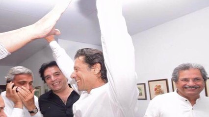 Imran Khan Reaction as NA 122 Result Announced PTI Lahore Pakistan