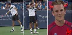 Ballboy Kills Bug During Tennis Match At Masters 1000 Cincinnati