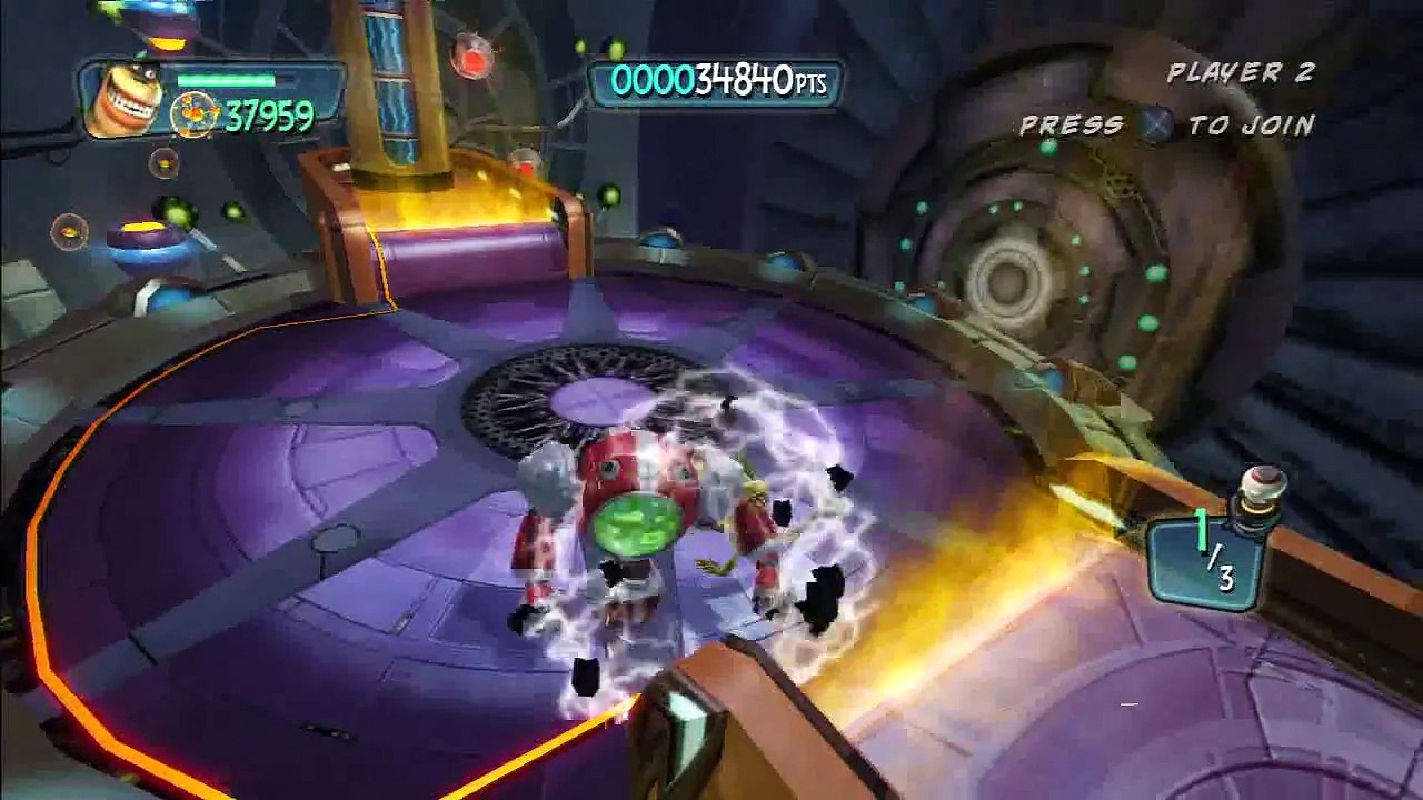 Monsters VS Aliens Walkthrough Part 15 (PS3, X360, Wii, PS2) ~ Missing Link Level 15