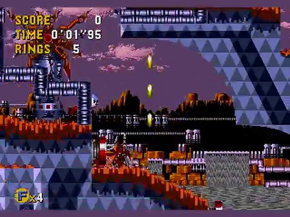 Sonic CD (Sega/Mega CD) Bad Future Run Part 1 (Palmtree Panic)
