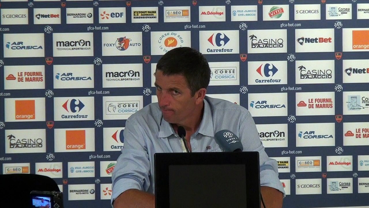 GFC Aiacciu-SCO Angers : réaction de Thierry Laurey