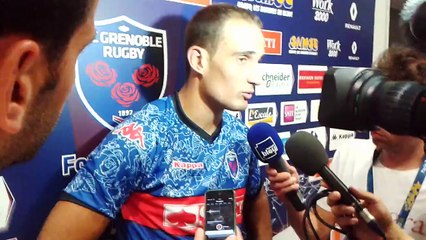 Réaction de Fabien Gengenbacher après Grenoble-Agen (38-23)