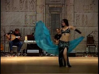 Mia Shauri: Belly Dance Improvisation with Veil and Zills @ Rakkasah Spring Caravan