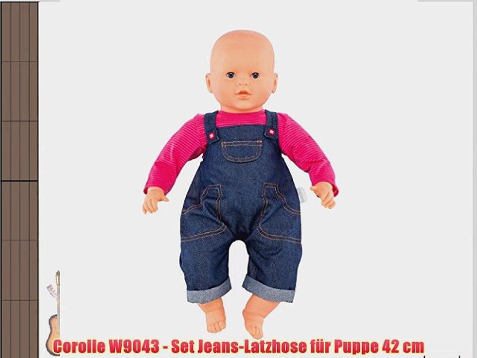 Corolle W9043 - Set Jeans-Latzhose f?r Puppe 42 cm