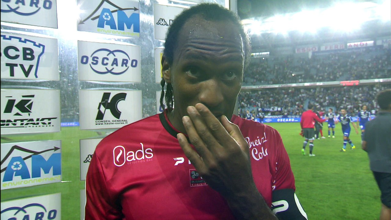 Jérémy Sorbon après Bastia-EAG 3-0  J3 2015-2016