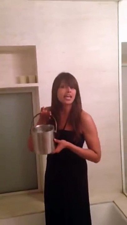 Bipasha Basu taking up Ice Bucket Challenge