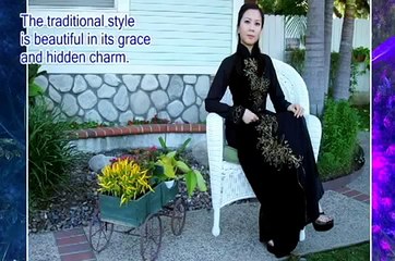 Ao Dai Viet Nam Áo Dài - Traditional Vietnamese dress - English subtitles