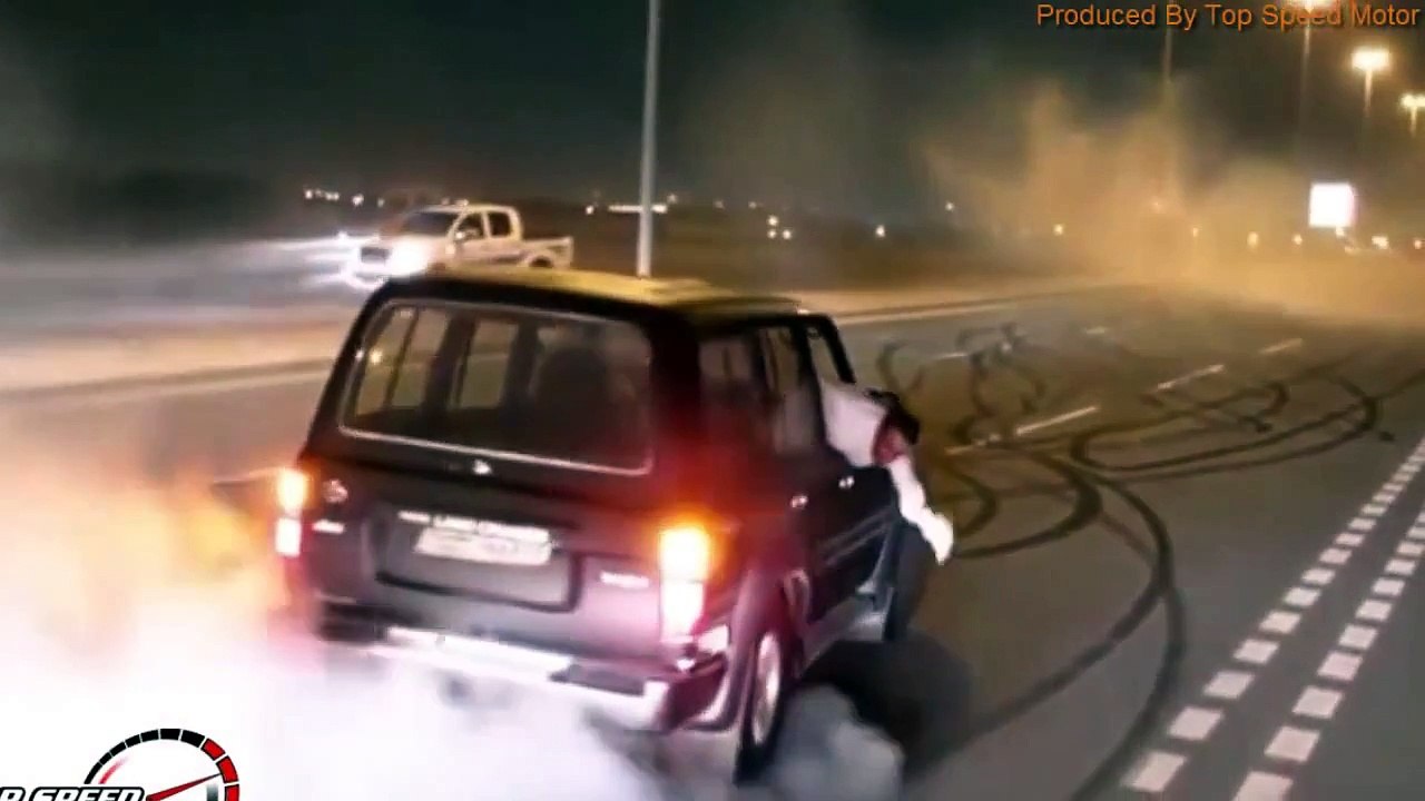 Car Crash Compilation "Brutal Car Drift on Street Dubai 2015 استعراض مسيرة عرس Very Shock
