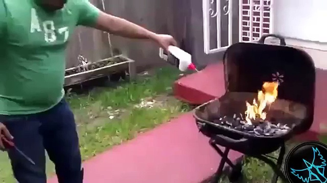 Izgara Yaparken Başa Gelen Kazalar Video Derlemesi