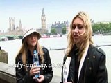 Aly & AJ live on the London Eye.