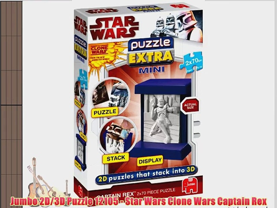 Jumbo 2D/3D Puzzle 12105 - Star Wars Clone Wars Captain Rex