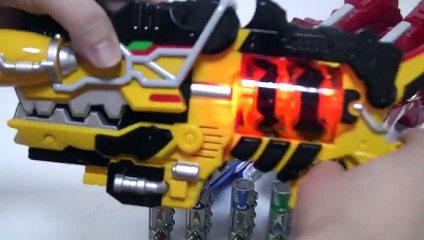 파워레인저 다이노포스 - 가브리볼버 & 기가 가브리볼버 & 가브티라 드 카니발 장난감 다이노포스 장난감 파워레인저 장난감 獣電戦隊キョウリュウジャ