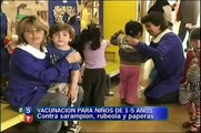 Vacunación para niños de 1 a 5 años hasta el 13 de diciembre.