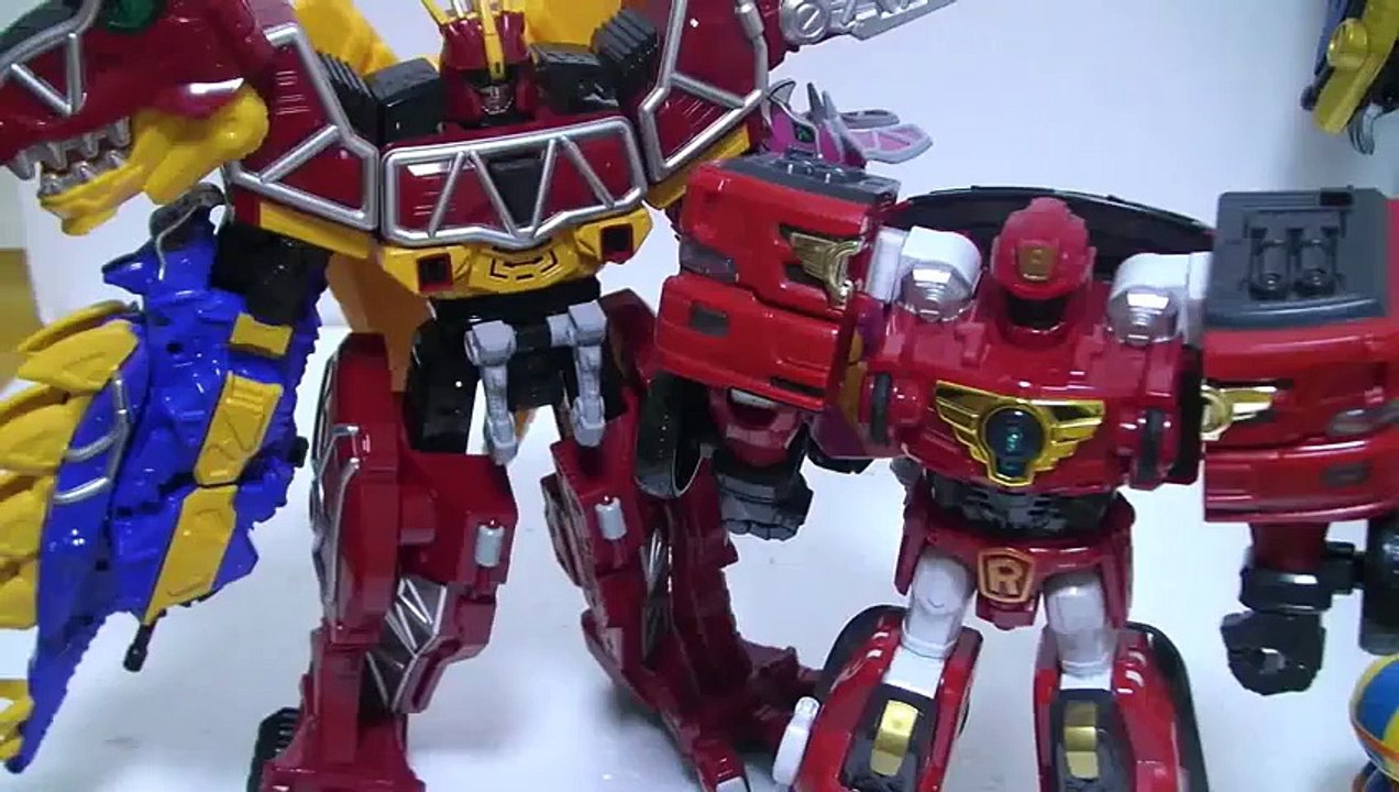 또봇R 파워레인저 다이노포스 티라노킹 - 자동차 & 애니멀 변신 장난감 또봇 장난감 또봇15기 14기 파워레인저 장난감 다이노포스 장난감 獣電戦隊キョウリュウジャ 케이프 장난감 채널