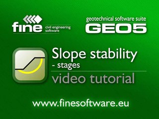 GEO5 Slope Stability Analysis - Construction stages