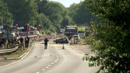 GB: au moins sept morts après le crash d'un avion