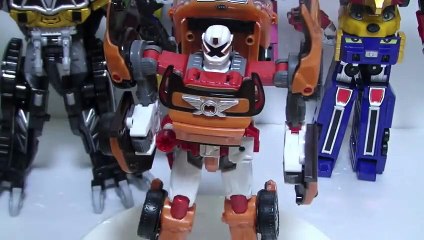 또봇X 파워레인저 다이노포스 블랙 티라노킹 엔진포스 G3엔진킹 열차전대 토큐쟈 - 로봇 장난감 회전 소개 다이노포스 장난감 또봇 장난감 파워레인저 장난감