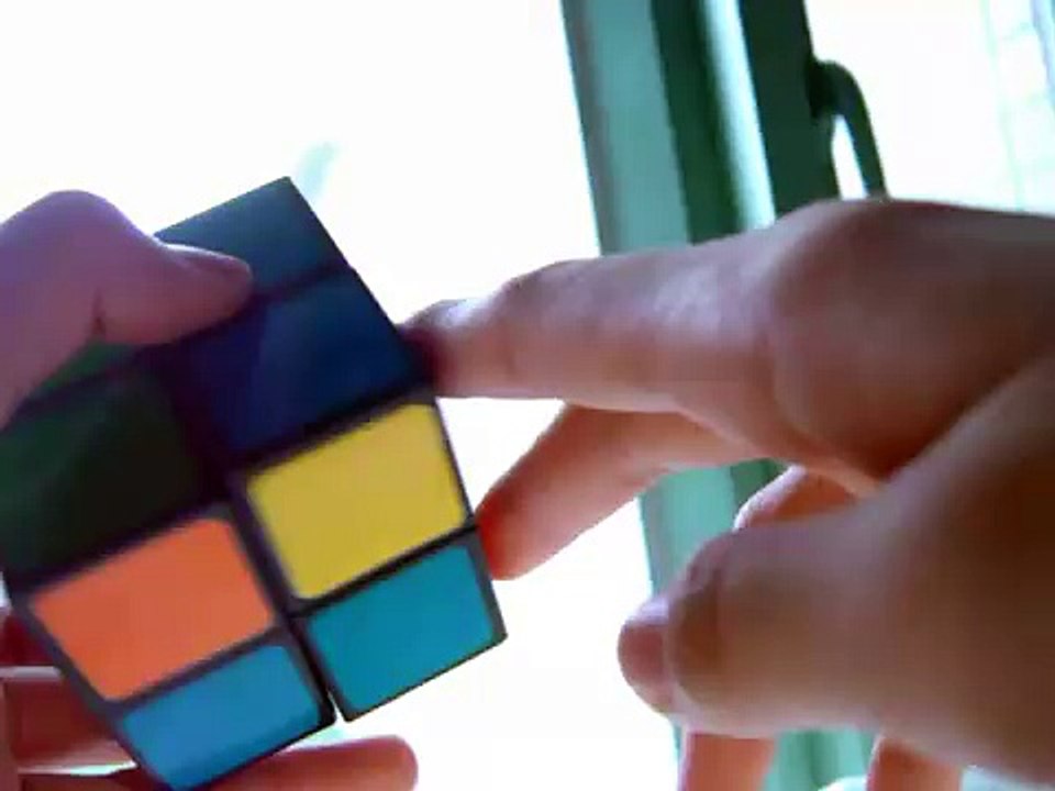 how to solve a 2x2 rubik's cube part 2