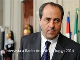 Antonio Di Pietro - Intervista a Radio Anch'io del 9 luglio 2014 - Scontro alla Procura di Milano