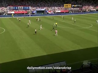 Arkadiusz Milik Hits the Post | NEC Nijmegen v. Ajax Amsterdam 23.08.2015 HD