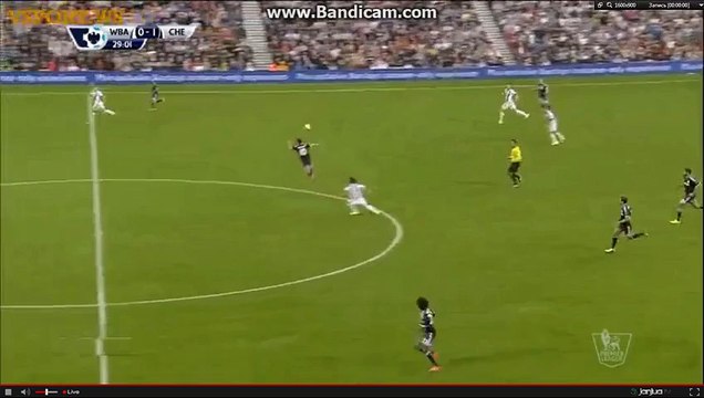 Diego Costa goal - West Bromwich Albion vs Chelsea 0-2 BPL 2015