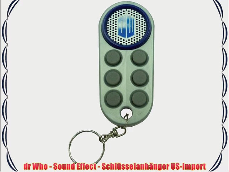 dr Who - Sound Effect - Schl?sselanh?nger US-Import