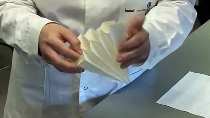 Como hacer un filtro de pliegues o filtro de papel.flv