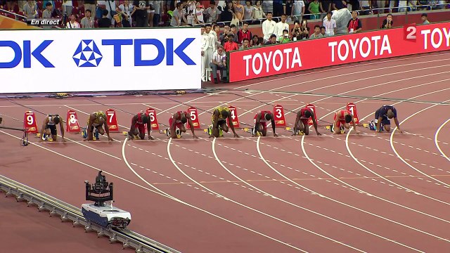 Victoire d'Usain Bolt sur 100m en finale des Championnats du Monde