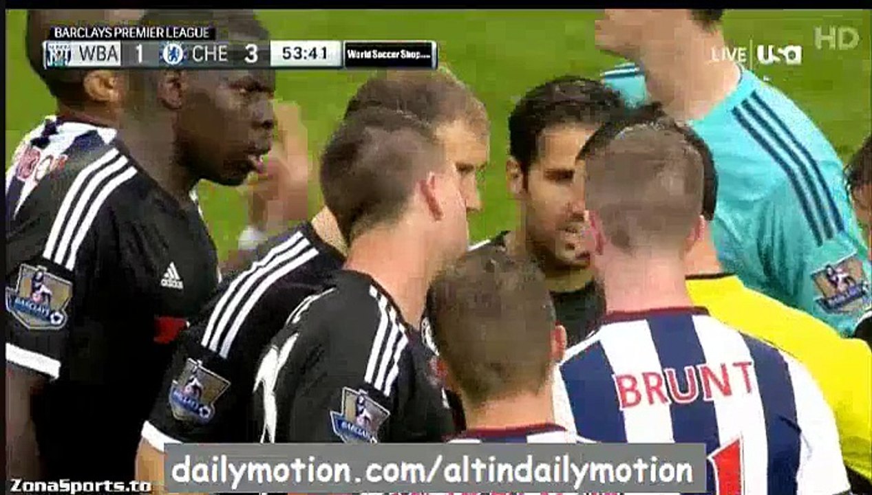 John Terry Red Card - West Bromwich Albion 1-3 Chelsea - Premier League - 23.08.2015