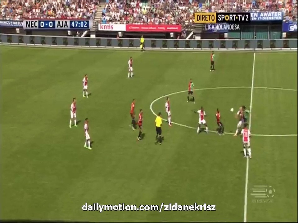 0-1 Arkadiusz Milik Amazing Goal | NEC Nijmegen v. Ajax Amsterdam - Eredivisie 23.08.2015 HD
