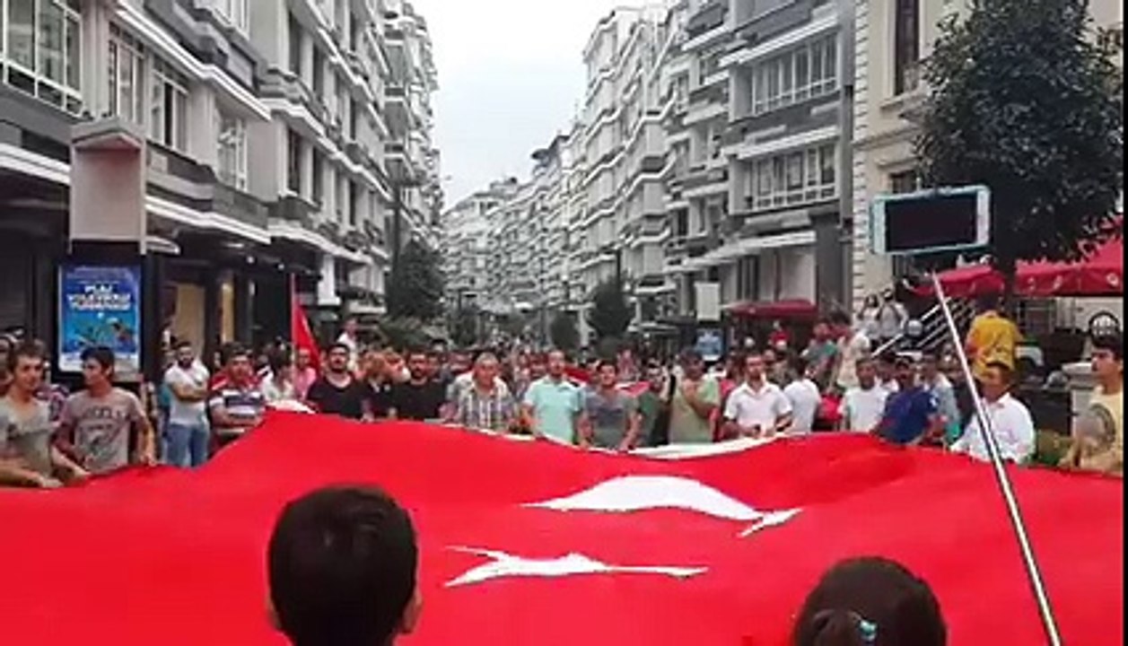 Samsun'da teröre tepki yürüyüşü