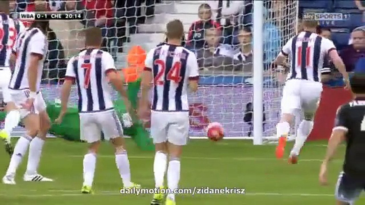 All Goals and Highlights HD _ West Bromwich Albion 2-3 Chelsea - 23.08.2015 HD 75