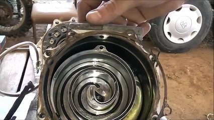 Sanden Scroll Compressor Teardown