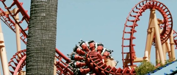 Super Slow Motion Six Flags Discovery Kingdom Anamorphic