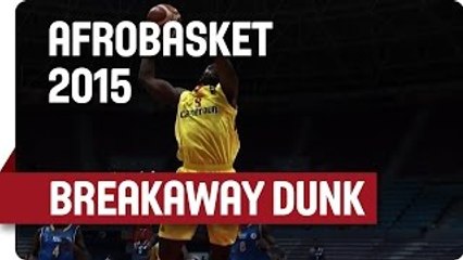 Highlight Reel! Nzeulie's Breakaway Dunk - AfroBasket 2015