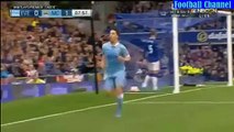 Samir Nasri Goal - Everton vs Manchester City 0-2 - 23.08.2015 HD