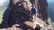 Rock climber almost died jumping a leap across a gap in the rocks