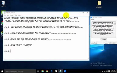 Windows 10 Pro : How to activate it