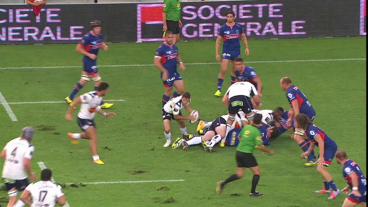 TOP14 - Grenoble - Agen : 38-23 - ESSAI Nigel HUNT (GRE) - Saison 2015/2016
