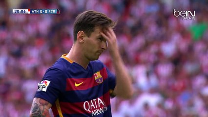 Messi rate un penalty contre Bilbao