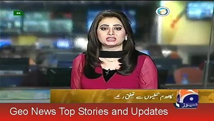 Geo News Headlines 23 August 2015, CID Police Raid In Korangi Karachi, 4 Criminals Arreste