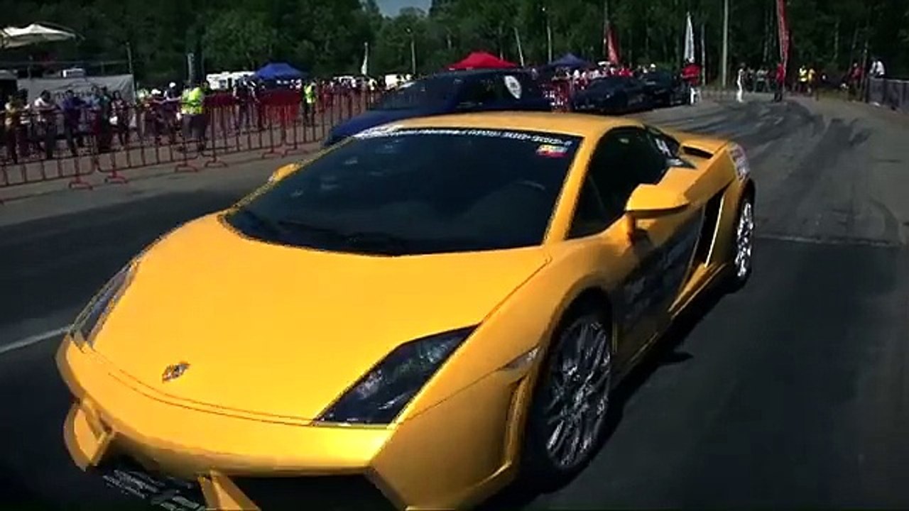 VW Golf R vs BMW M6 vs Lamborghini Gallardo LP560 vs Mercedes CLS 63 AMG