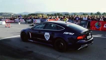 900 HP Audi RS7 on Unlim 500+ Greece '14