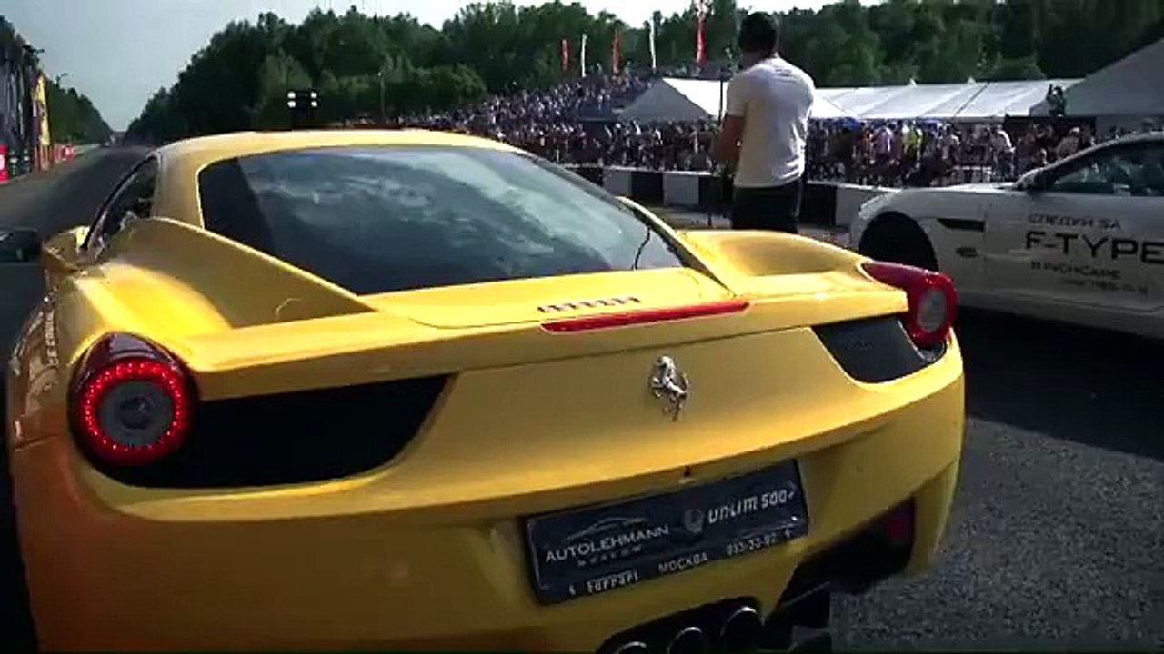 Ferrari 458 Italia, Chevrolet Corvette Z06, Mercedes SL63 AMG (Top 3 fastest stock RWD Super car)
